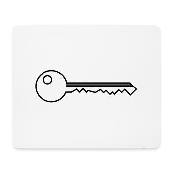 key - Mouse Pad (horizontal) - white - Front