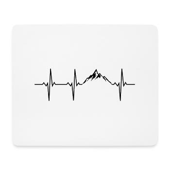 MOUNTAINS IN THE HEART - Mouse Pad (horizontal) - white - Front