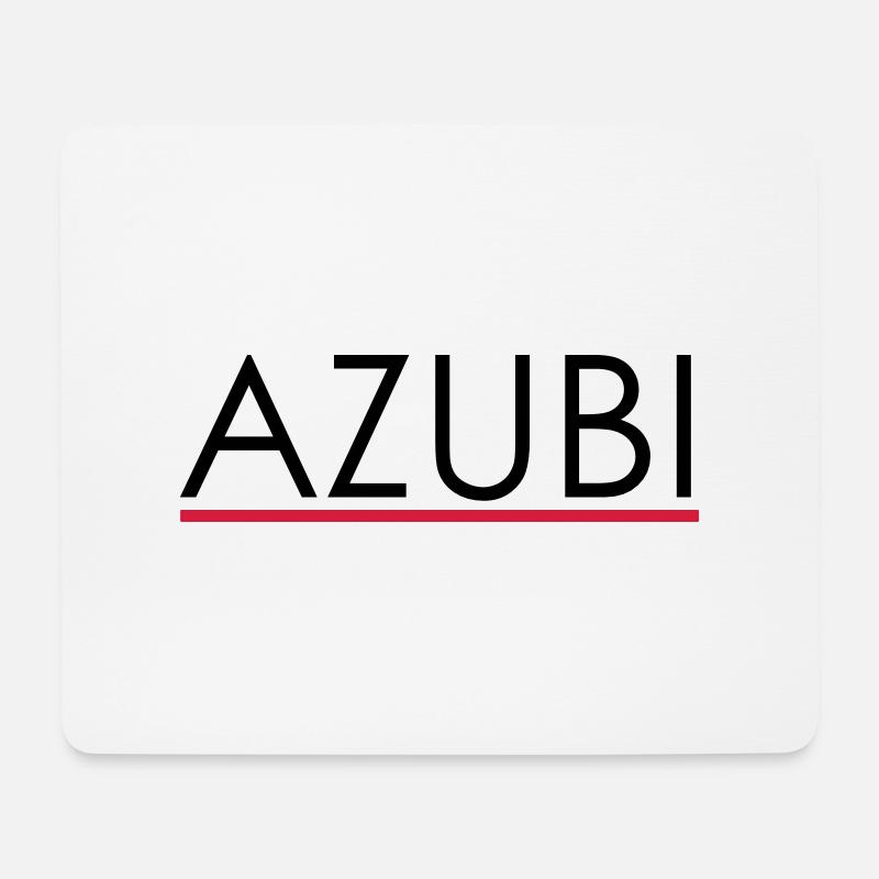 Azubi - Mousepad (Querformat) - Weiß