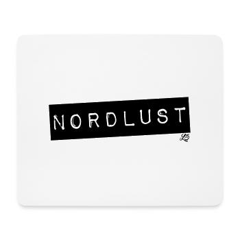 Nordlust – Die Lust am Norden! - Mousepad (Querformat) - Weiß - Vorne