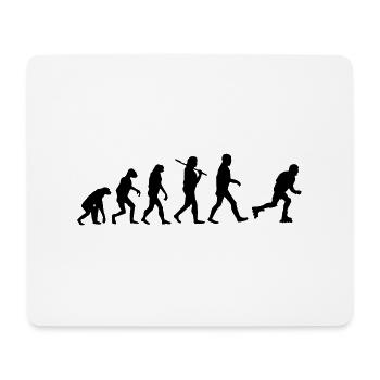 Evolution Rollschuhe - Mousepad (Querformat) - Weiß - Vorne