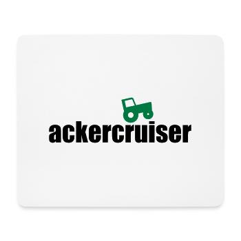 Ackercruiser - Mousepad (Querformat) - Weiß - Vorne