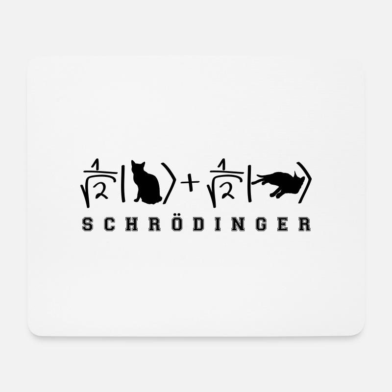 Schrodinger's Cat - Mouse Pad (horizontal) - white