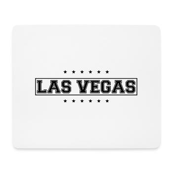 Las Vegas USA Reise Trip Logo Design mit Sternen - Mousepad (Querformat) - Weiß - Vorne