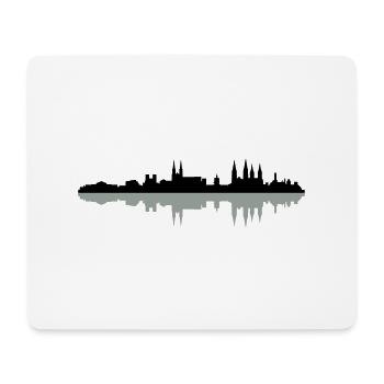 Skyline Bamberg - Mousepad (Querformat) - Weiß - Vorne
