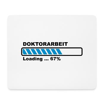PhD thesis - Mouse Pad (horizontal) - white - Front