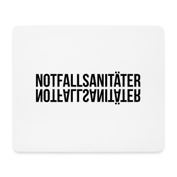 Notfallsanitäter / Ambulance / Arzt / Krankenhaus - Mouse Pad (horizontal) - white - Front