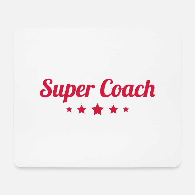 Coach / Trainer / Sport / Coaching / Zug / Manager - Mousepad (Querformat) - Weiß