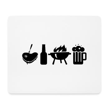 Kumpeltag - Mousepad (Querformat) - Weiß - Vorne