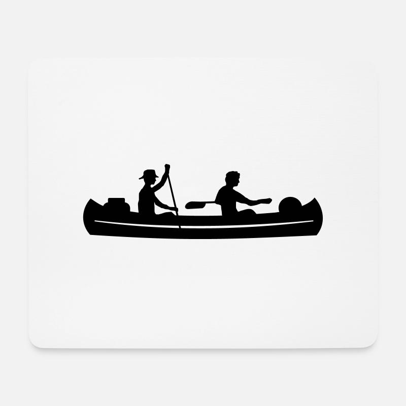 Sport - Kanu - Mousepad (Querformat) - Weiß
