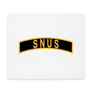 SNUS BOGEN - Mousepad (Querformat) - Weiß - Vorne