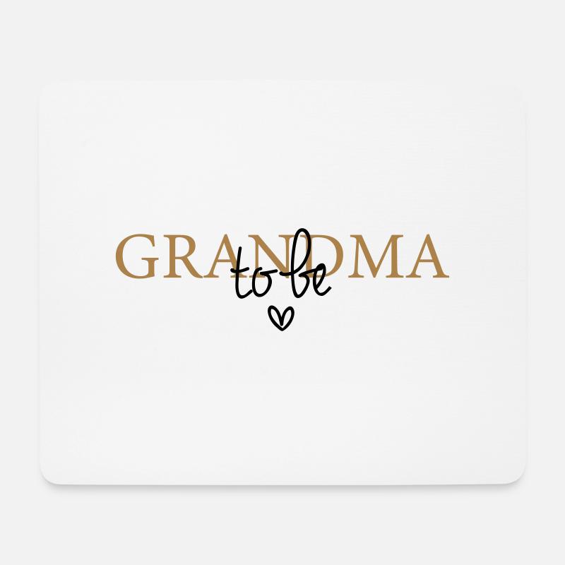 Grandma to be - Mousepad (Querformat) - Weiß