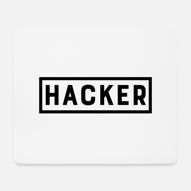 Hacker - Mouse Pad (horizontal) - white