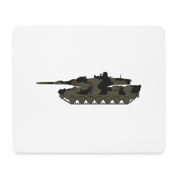Leopard 2 A5 Germany - Mousepad (Querformat) - Weiß - Vorne