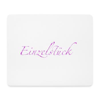 Einzelstück - Mousepad (Querformat) - Weiß - Vorne