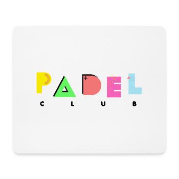 Padel Club l - Amoureux de Padel - Tapis de souris (format paysage) - blanc - Devant