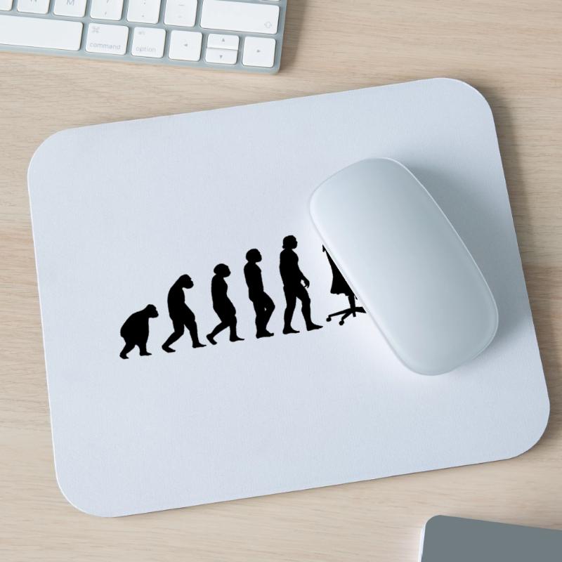 Evolution Of Man Coding Software Developer Program Mousepad (Querformat)