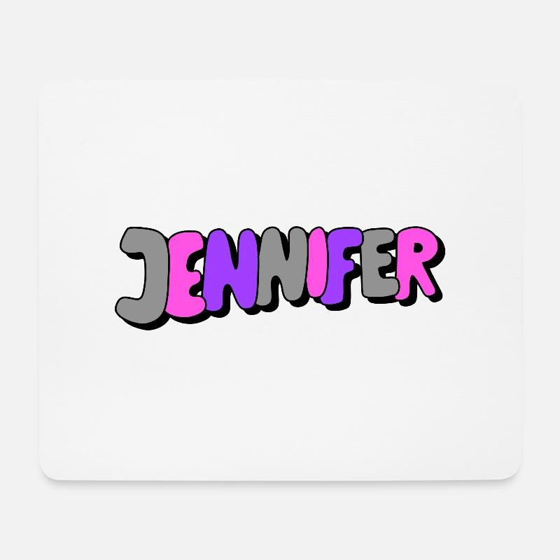 Jennifer - Mouse Pad (horizontal) - white