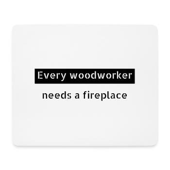 carpenter plumber badge john carpenter tshirts - Mousepad (Querformat) - Weiß - Vorne