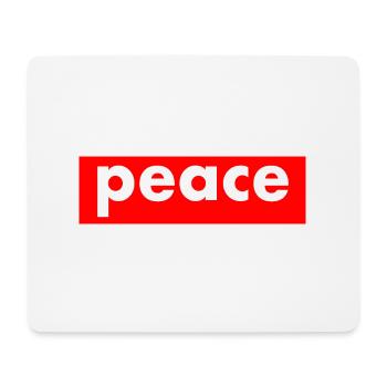 Peace - Mouse Pad (horizontal) - white - Front