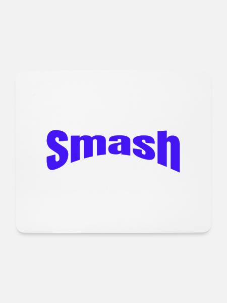 Smash - Mouse Pad (horizontal) - white