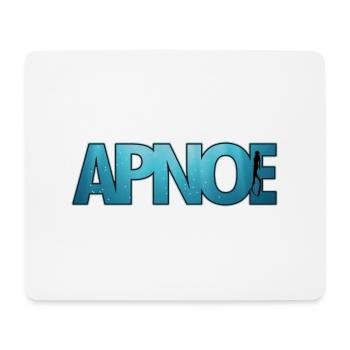 Apnea Freediving Gift - Mouse Pad (horizontal) - white - Front