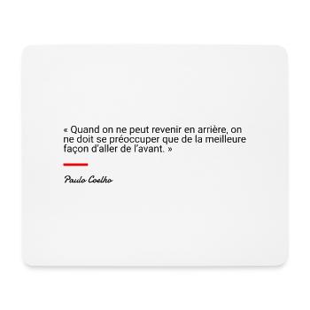 Paulo Coelho - Tapis de souris (format paysage) - blanc - Devant