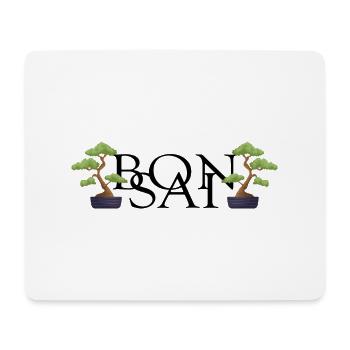 bonsai nebari yamadori japan bonsai garden - Mouse Pad (horizontal) - white - Front
