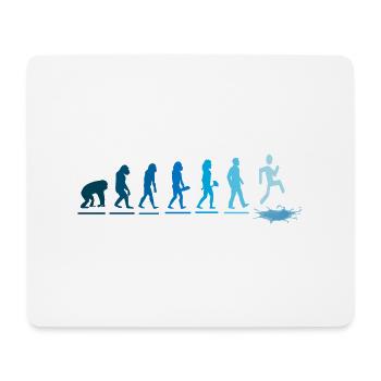 eisbader eisbadsaison kneipp eisbaden eiswasser - Mousepad (Querformat) - Weiß - Vorne