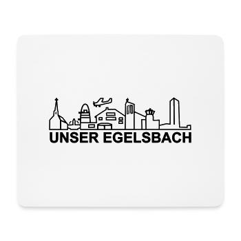 Unser Egelsbach - Mousepad (Querformat) - Weiß - Vorne