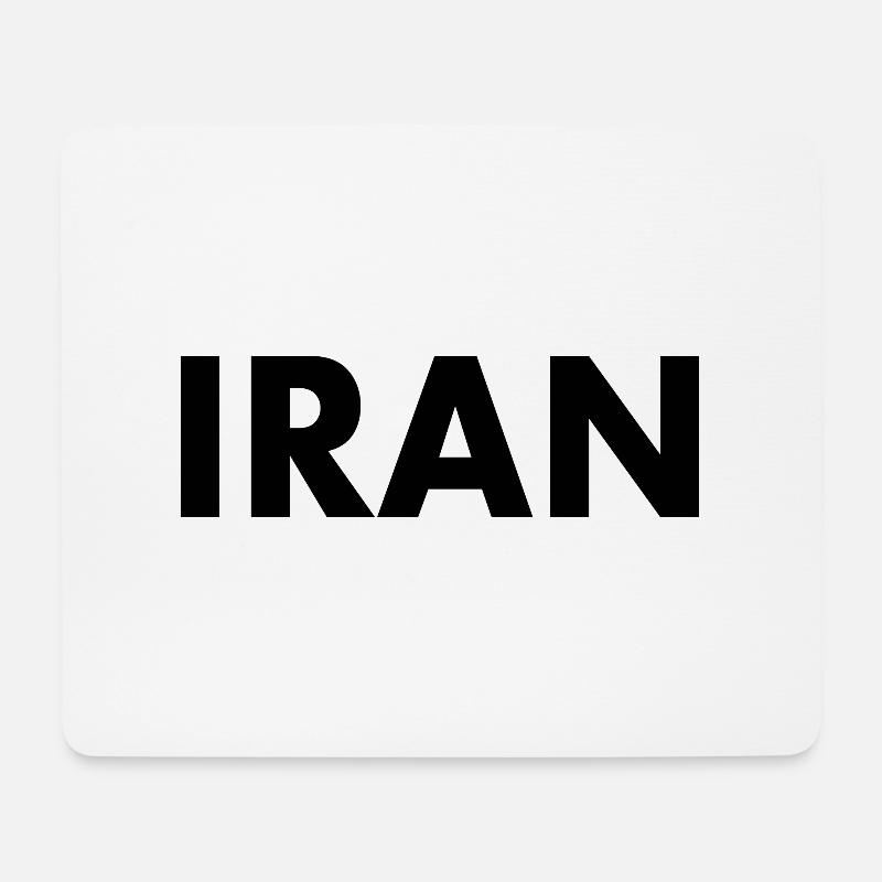 Iran - Mousepad (Querformat) - Weiß