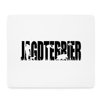 CHASSE TERRIER Chiens de chasse Chiens de chasse Chasseurs Wilsigns - Tapis de souris (format paysage) - blanc - Devant