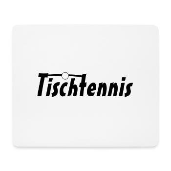 Tischtennis - Mousepad (Querformat) - Weiß - Vorne
