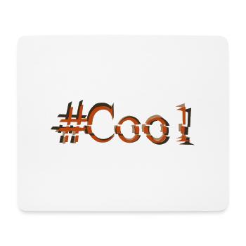 cool - Mousepad (Querformat) - Weiß - Vorne