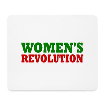 Womens revolution - Tapis de souris (format paysage) - blanc - Devant