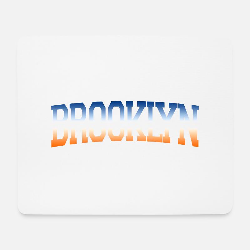 Brooklyn - Mousepad (Querformat) - Weiß