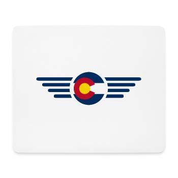 Colorado - Tapis de souris (format paysage) - blanc - Devant