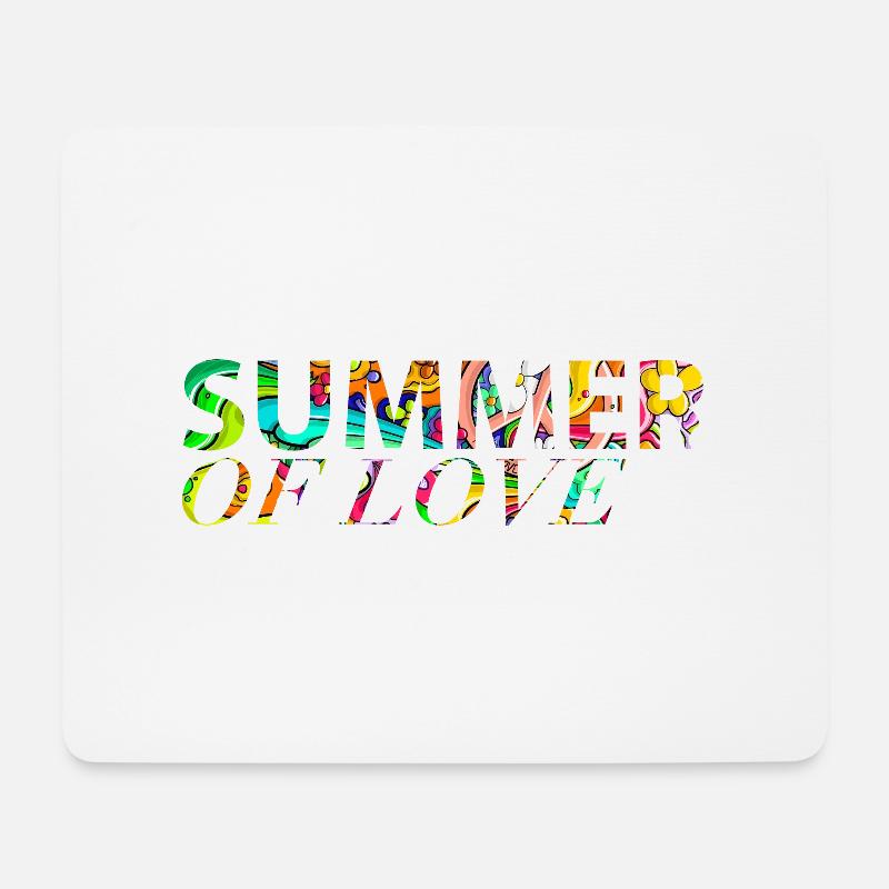 Summer of Love - Mousepad (Querformat) - Weiß