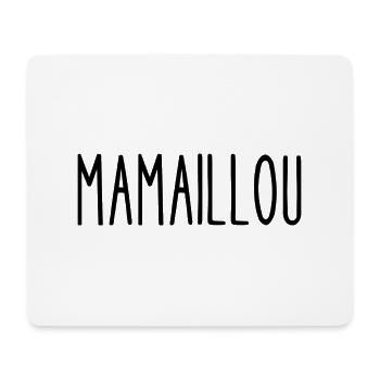 mamaillou - Tapis de souris (format paysage) - blanc - Devant