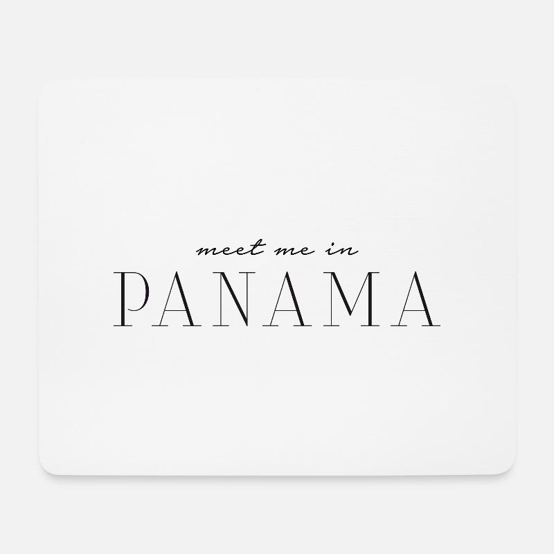 I love Panama - Mouse Pad (horizontal) - white