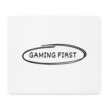 Gaming First - Mouse Pad (horizontal) - white - Front