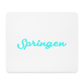 Turmspringen logo - Mousepad (Querformat) - Weiß - Vorne
