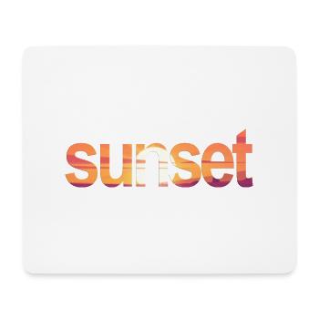 Sunset - Mouse Pad (horizontal) - white - Front