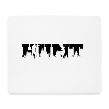 Jäger - Natur-Geschenkidee - Mousepad (Querformat) - Weiß - Vorne