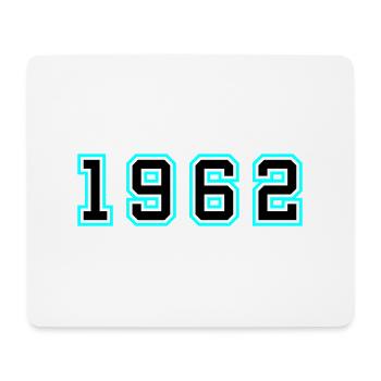 1962 Jahr Geburtstag - Mousepad (Querformat) - Weiß - Vorne