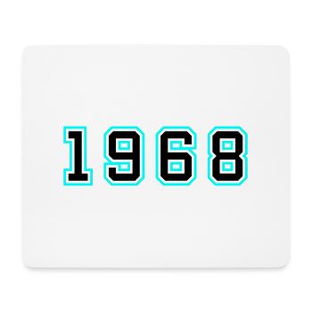 1968 Jahr Geburtstag - Mousepad (Querformat) - Weiß - Vorne