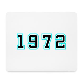 1972 Jahr Geburtstag - Mousepad (Querformat) - Weiß - Vorne
