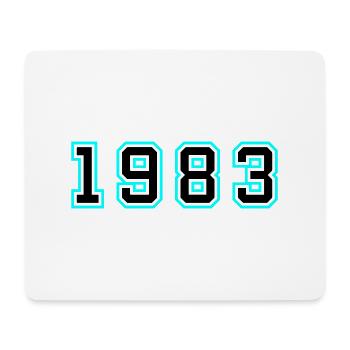 1983 Year Birthday - Mouse Pad (horizontal) - white - Front