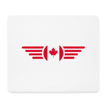 Kanada Stil Design T-Shirt - Mousepad (Querformat) - Weiß - Vorne