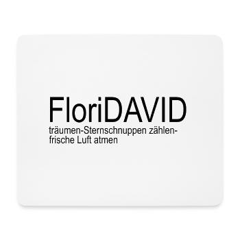 Top moderner T-Shirt Design Must have 2024 - Mousepad (Querformat) - Weiß - Vorne